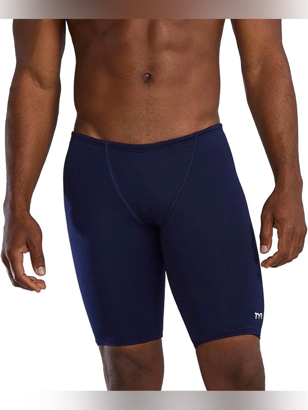 TYR Men’s Navy Durafast Elite Jammer Swimsuit
